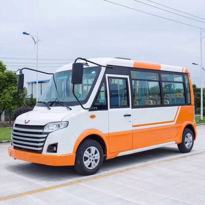 ประเทศจีน รถเข็นเอนกประสงค์ Fashion Orange White Electric, 30km / H Electric City Bus สำหรับ Park ผู้ผลิต