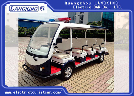 ประเทศจีน 11 Seater 72V / 5.5KW ตระเวนไฟฟ้ารถยนต์สาธารณูปโภครถยนต์ไฟฟ้าด้วยไฟใหญ่ด้านบน ผู้ผลิต