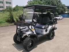 ความจุ 4 ที่นั่ง รถขนส่งไฟฟ้าสีเขียว รถรีสอร์ท ความสามารถสูง