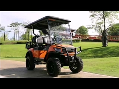 แบตเตอรี่ 48 วอลต์ ขับมือซ้าย รถขนส่งไฟฟ้า 4 ที่นั่ง สําหรับการขนส่งสนามกอล์ฟ