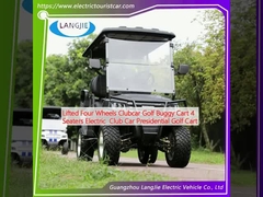 ยกรถสี่ล้อ คลับกอล์ฟ บุ๊กกี้ คาร์ท 4 ที่นั่ง คลับรถไฟฟ้า คาร์ทกอล์ฟประธานาธิบดี
