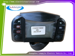 รถบัสทัวร์ไฟฟ้า LVTONG วัสดุพลาสติก สีดํา 48V อะไหล่จอ