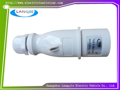 ชาร์จพล็อกสําหรับรถกอล์ฟ Marshell และรถบัสทัวร์ Y-20 013A-6 IP44 2P