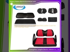 คลับคาร์ กอล์ฟ คาร์ คลับคาร์ อดีต ผ้าใบแดง สําหรับที่นั่งด้านหน้าและด้านหลัง