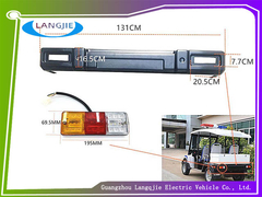 ไฟท้ายของรถตู้ชนรุกหลังใช้สําหรับรถไฟฟ้า 4 ล้อ