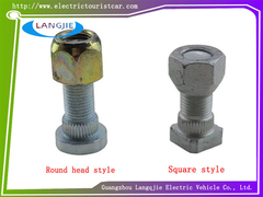 สกรูน็อตล้อ EZGO สองตัวเลือกเสริม ป้องกันการแตกหักและกันลื่น อะไหล่รถกอล์ฟ