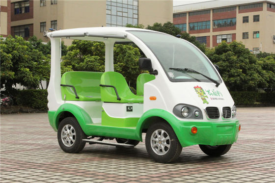 ประเทศจีน รถกอล์ฟไฟฟ้าสำหรับผู้โดยสารสีเขียว 4 คันราคาถูก ผู้ผลิต