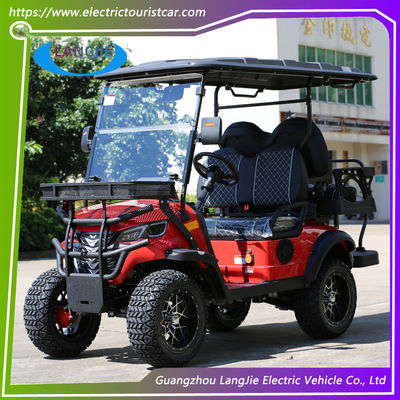 ราคาดี คลาสสิค ดีไซน์ รถกอล์ฟไฟฟ้า 4 ที่นั่ง AC Motor Golf Cart ที่นั่งสบายสําหรับโรงแรม ออนไลน์