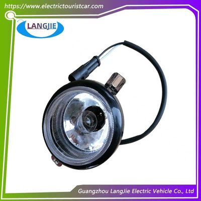 ราคาดี ไฟหน้าแสง 12V LED ไฟขาว สีดํา อะไหล่รถกอล์ฟ ออนไลน์
