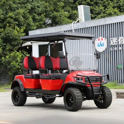 ราคาดี 48V 4 Seater Electric Golf Cart With 20-30 Km/H Speed And Lead-Acid Battery For Golf Courses ออนไลน์