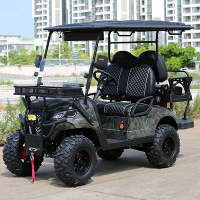 ราคาดี 4-Seat Electric Golf Cart With 14-Inch Off-Road Tires Q235 High-Strength Chassis And 10-Inch Multimedia Screen ออนไลน์