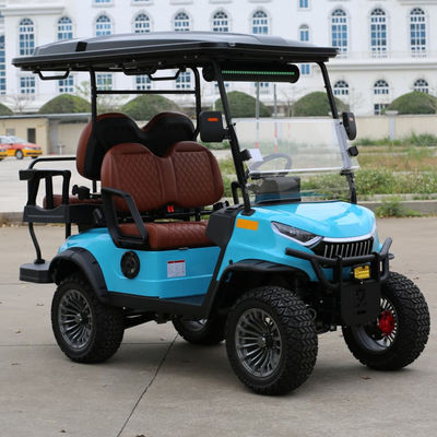 ราคาดี 4 Seats Electric Golf Cart With Camouflage Color Aluminium Frame And Hydraulic Brake For Tourist Areas ออนไลน์
