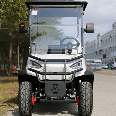 ราคาดี 4 Seats Electric Golf Cart With Cargo Box 48V Maintenance-Free Battery And High-Strength Chassis ออนไลน์