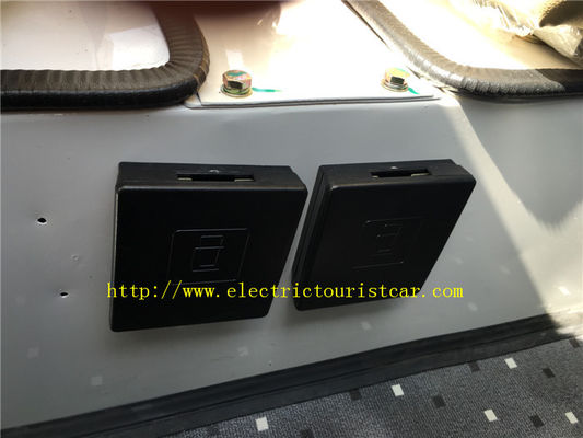 รถรีสอร์ท 5 คน รถบัสท่องเที่ยวแบบไฟฟ้า มอเตอร์ไฟฟ้า 48v RWD Drive