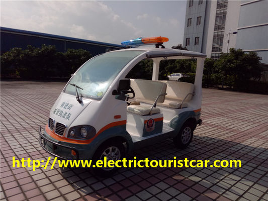ตระเวนไฟฟ้ารถยนต์ / รถกอล์ฟสี่ผู้โดยสารนุ่มที่นั่ง 48V / 3KW DC มอเตอร์สำหรับสนามบิน / โรงเรียน