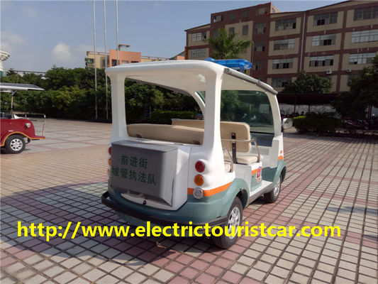 ตระเวนไฟฟ้ารถยนต์ / รถกอล์ฟสี่ผู้โดยสารนุ่มที่นั่ง 48V / 3KW DC มอเตอร์สำหรับสนามบิน / โรงเรียน
