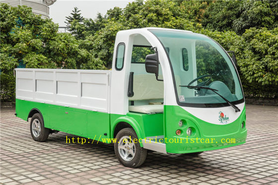 2 ที่นั่งรถกระเป๋าสตางค์ไฟฟ้า AC มอเตอร์สําหรับโรงแรม 48v / 5kw สปองกาวด้วยที่นั่งหนังเทียม