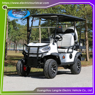 4 ที่นั่ง Offroad รถกอล์ฟไฟฟ้า ราคาถูก รถกระบะ 48 โวลต์