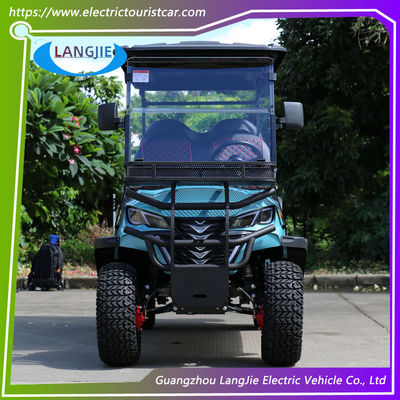 รถกอล์ฟไฟฟ้า 6 ที่นั่ง Off-Road พร้อมมอเตอร์ AC 48V / 5KW สําหรับกิจกรรมกลางแจ้ง