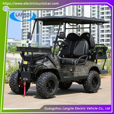 สามารถปรับเปลี่ยนได้ 4 ที่นั่งรถไฟฟ้า คลับรถยนต์ Mini Off Road การล่ารถกอล์ฟไฟฟ้า CE