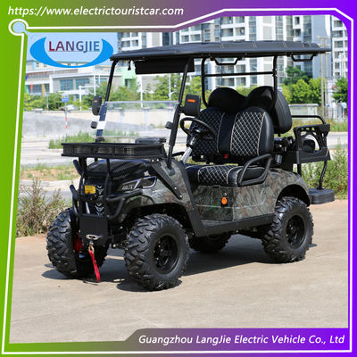 รถกอล์ฟไฟฟ้าจีน Custom สะดวกสบาย รถกอล์ฟไฟฟ้าหรู สําหรับสนามบินปาร์ค