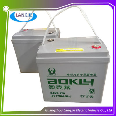 6 V 170AH แบตเตอรี่แห้ง สําหรับทนทานการสวมใส่ คลับพาณิชย์รถรถไฟฟ้ารถกอล์ฟ