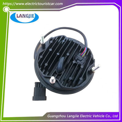 ดํากลมหัว LED ไฟฉายหน้าสําหรับ Marshel คาร์ทกอล์ฟส่วน