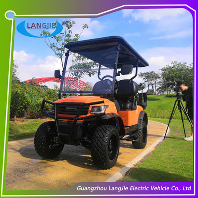 40 Km/H รถบัสทัวร์ขนาดเล็ก 5KM มอเตอร์ 48V แบตเตอรี่ 4 ที่นั่ง รถกอล์ฟไฟฟ้า