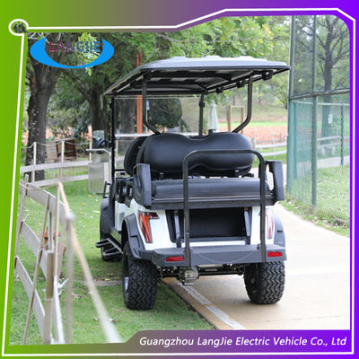 เครื่องยนต์ AC รถล่าไฟฟ้า 6 คน รถรถกอล์ฟ รถรถกอล์ฟ สําหรับสนามบินปาร์ค
