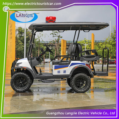 4 ที่นั่งรถกอล์ฟขนาดเล็กไฟฟ้า 48v แบตเตอรี่แอซิดลวดรถสโมสรรถกอล์ฟประธานาธิบดี