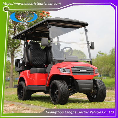 4 ที่นั่ง Mini Electric Golf Cart 5KW AC Motor Club Cart กอล์ฟบั๊กกี้ที่ใช้แบตเตอรี่
