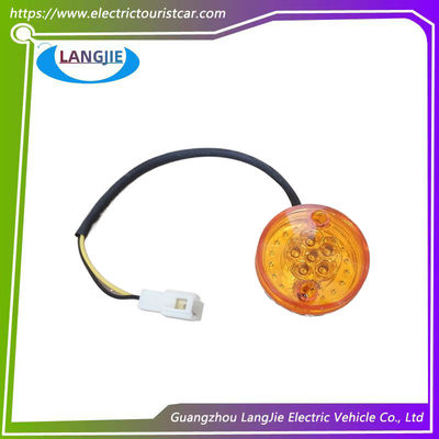 มาร์เชล กอล์ฟ คาร์ท ไฟท้ายข้าง LED วงกลม หน้าซ้ายและขวา ปรับสัญญาณ ส้ม 12V ไฟท้าย