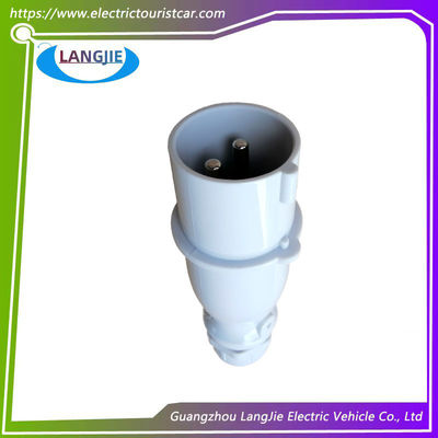 เครื่องเชื่อมไฟฟ้า สตานด์พล็อก Y-20 013A-6 IP44 2P สําหรับรถกอล์ฟมาร์เชลล์ และรถบัสทัวร์
