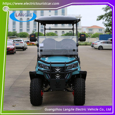การปรับแต่ง 6 ที่นั่ง คาร์คลับกอล์ฟ รถ 48v แบตเตอรี่ล่ารถกอล์ฟไฟฟ้า Off Road