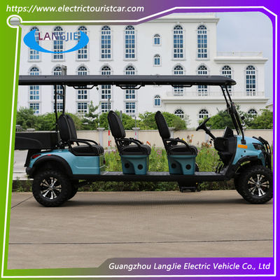 ปรับแต่ง 5KW มอเตอร์ แบตเตอรี่ พลังงาน 40KM ความเร็วสูงสุด ยกขึ้นนอกถนนรถกอล์ฟไฟฟ้า