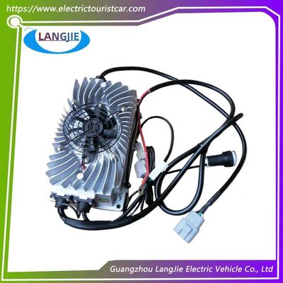 เครื่องชาร์จแบตเตอรี่ลิธีਅਮอัจฉริยะ 72V กันน้ํา HXHF-7215MCW-V1.5 สําหรับรถกอล์ฟ Marshell