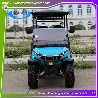ประสิทธิภาพสูง 4 ล้อรถกอล์ฟไฟฟ้า 48v รีสอร์ทรถชาร์จสําหรับโรงแรม