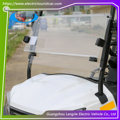 รถไฟฟ้า 4 ที่นั่ง รถท่องเที่ยว รถ 48V AC Motor รถรีสอร์ท สําหรับสนามบินปาร์ค