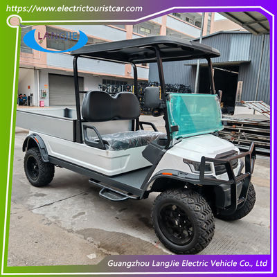 AC Motor Electric Club Car รถกอล์ฟไฟฟ้า 2 ที่นั่ง พร้อมคาร์โก้ 48V 5KW สําหรับรีสอร์ท