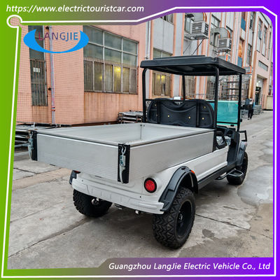 AC Motor Electric Club Car รถกอล์ฟไฟฟ้า 2 ที่นั่ง พร้อมคาร์โก้ 48V 5KW สําหรับรีสอร์ท