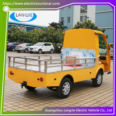 2 ที่นั่ง โรงแรม บุ๊กกี้ คาร์ AC มอเตอร์ คาร์ตกระเป๋าเดินทางไฟฟ้า 48V แบตเตอรี่สําหรับการจอดรถ
