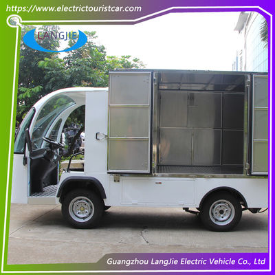 ประเภทของสินค้า สนามบิน แบตเตอรี่ขับขี่ 2 ที่นั่ง คันกระเป๋าเดินทางไฟฟ้า รถบรรทุกสินค้า สําหรับการส่งอาหาร