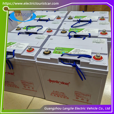 แบตเตอรี่ตะกั่วกรดสำหรับรถรับส่งไฟฟ้า 8V 150AH EXCAR สำหรับชิ้นส่วนพวงมาลัยและช่วงล่าง