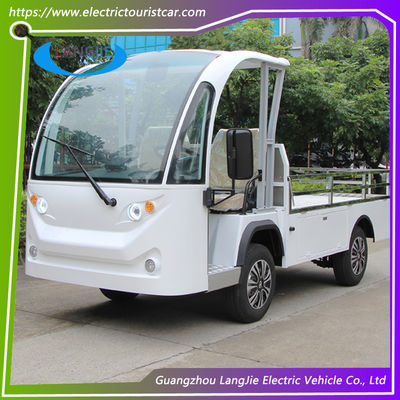 900KGS รถกระบะไฟฟ้า 2 ที่นั่ง รถกระบะไฟฟ้า แอนเอซี มอเตอร์ 48V 5KW สําหรับรถกระบะโรงแรม