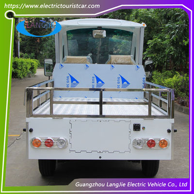 900KGS รถกระบะไฟฟ้า 2 ที่นั่ง รถกระบะไฟฟ้า แอนเอซี มอเตอร์ 48V 5KW สําหรับรถกระบะโรงแรม