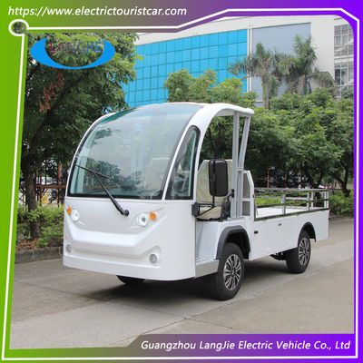 2 ที่นั่ง รถบรรทุกไฟฟ้า เครื่องยนต์ AC 48V รถบรรทุกไฟฟ้า พร้อมหลังคา สําหรับจอดรถ