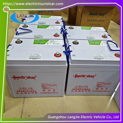 แบตเตอรี่กรดตะกั่ว 6V 170AH Marshell สำหรับชิ้นส่วนรถกอล์ฟไฟฟ้า