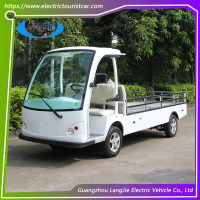 AC Motor Village รถกระเป๋าขนของไฟฟ้า 2 ที่นั่ง รถรับส่งไฟฟ้าสําหรับลานจอดรถ