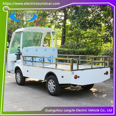 รถกระบะไฟฟ้า 2 ที่นั่ง เครื่องควบคุมมอเตอร์ AC 48V รถบรรทุกไฟฟ้าสําหรับโรงแรม
