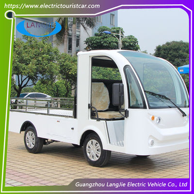 ขาว 2 ที่นั่ง รถส่งไฟฟ้า AC 48V รถยนต์ไฟฟ้าสําหรับโรงงาน